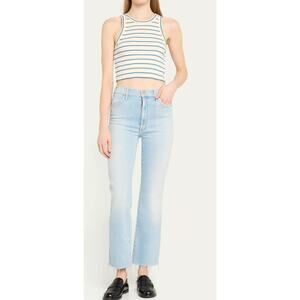 MOTHER The Hustler Ankle Fray Jeans 23